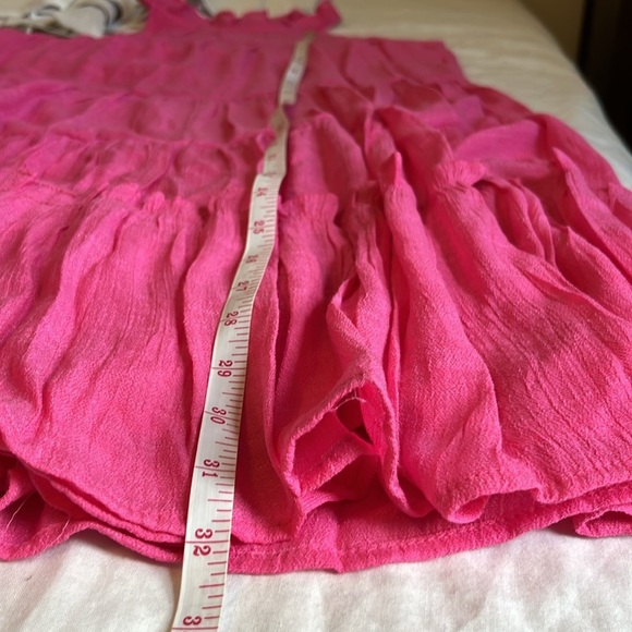 &Merci Pink Tiered Dress with Ruffle Accents - Picture 10 of 13